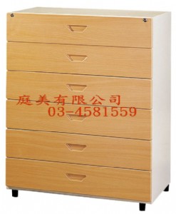 TMJ121-09 鋼木抽屜六層式公文櫃 90x48x1